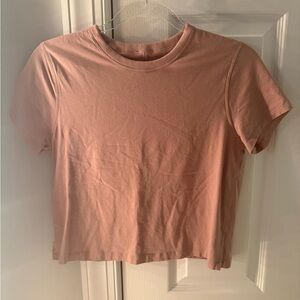 Lululemon Athletica Blush Crop Top